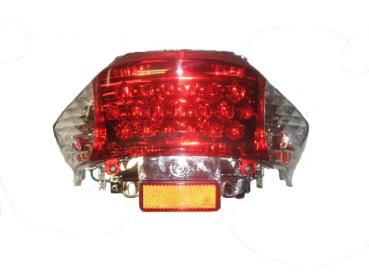 LED Rücklicht komplett (Klare Blinkergläser)